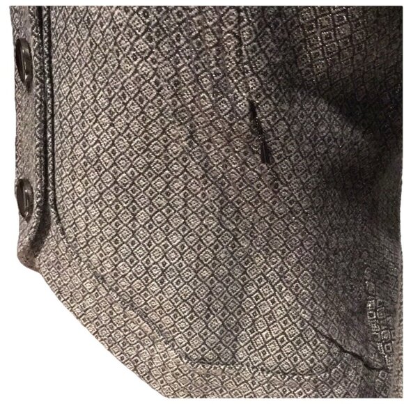 Etcetera Black White Woven Tweed Motto Jacket Sz 2 Preppy Tailored Business - Picture 5 of 6